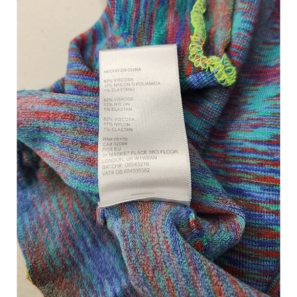 Urban Outfitters Women's Multi Colored Blue Crop-top Womens Size S - Picture 7 of 7